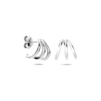 stekeroorringen 9,5 mm zilver gerhodineerd