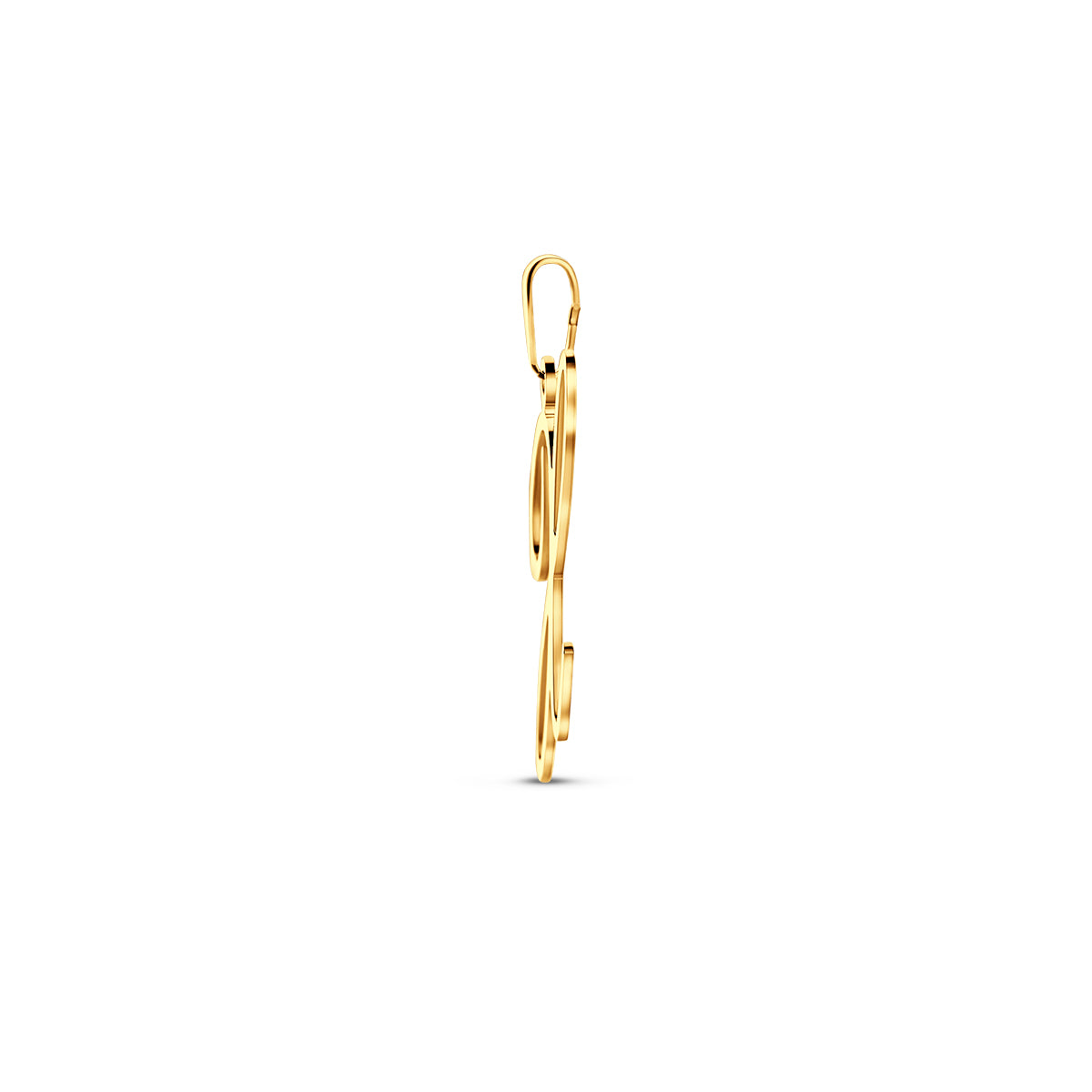 Anhänger Buchstabe 14K Gelbgold