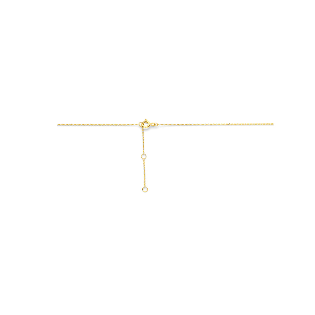 collier vlinder 40 - 42 - 44 cm 14K geelgoud