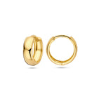 9 Karat Klappcreolen 13 mm 9 Karat Gelb