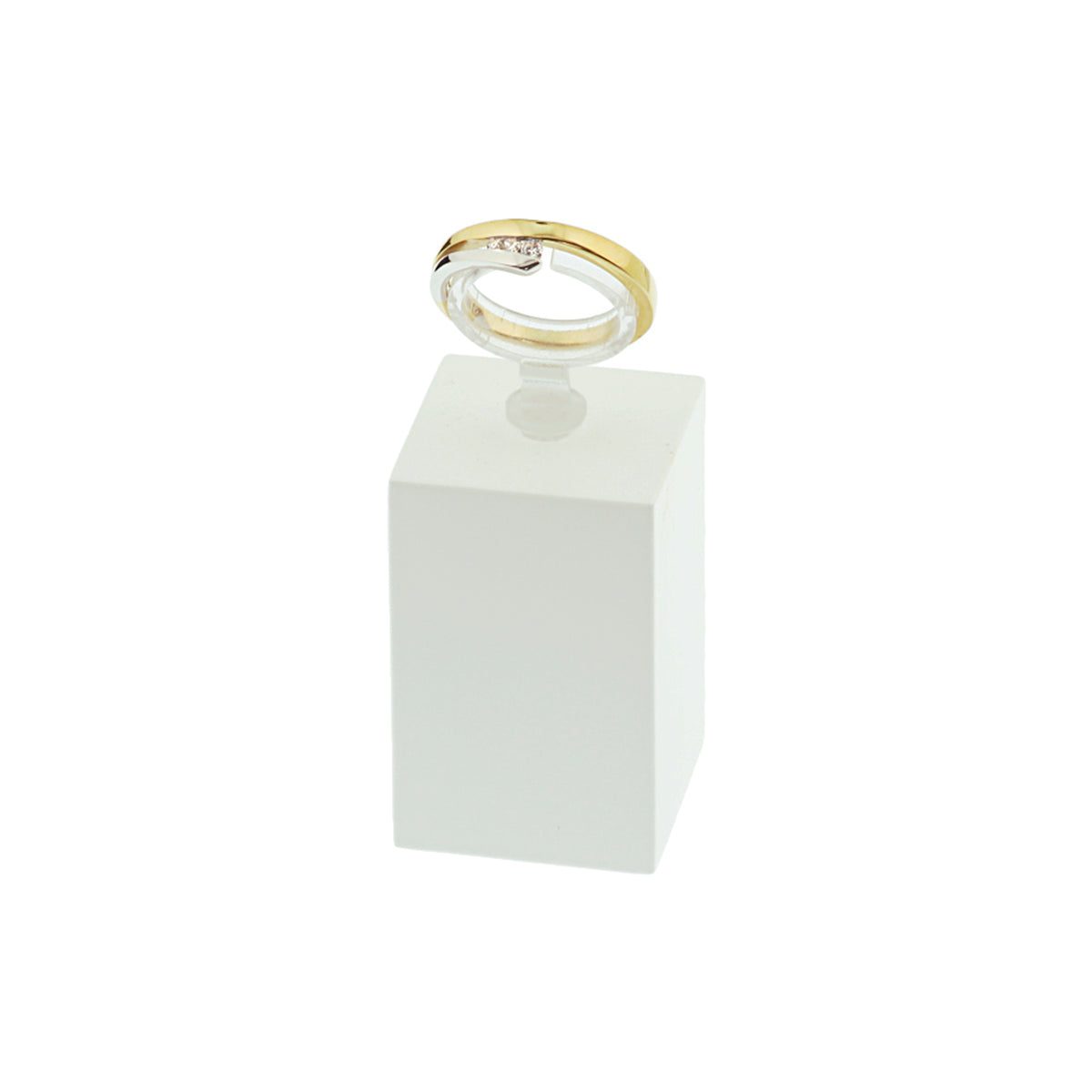 ring standaard wit + beugel 40 x 25 x 25 mm pos materialen