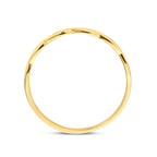 ring gedraaid 14K geelgoud