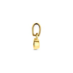 Anhänger Zirkonia 11 mm 14K Gelbgold