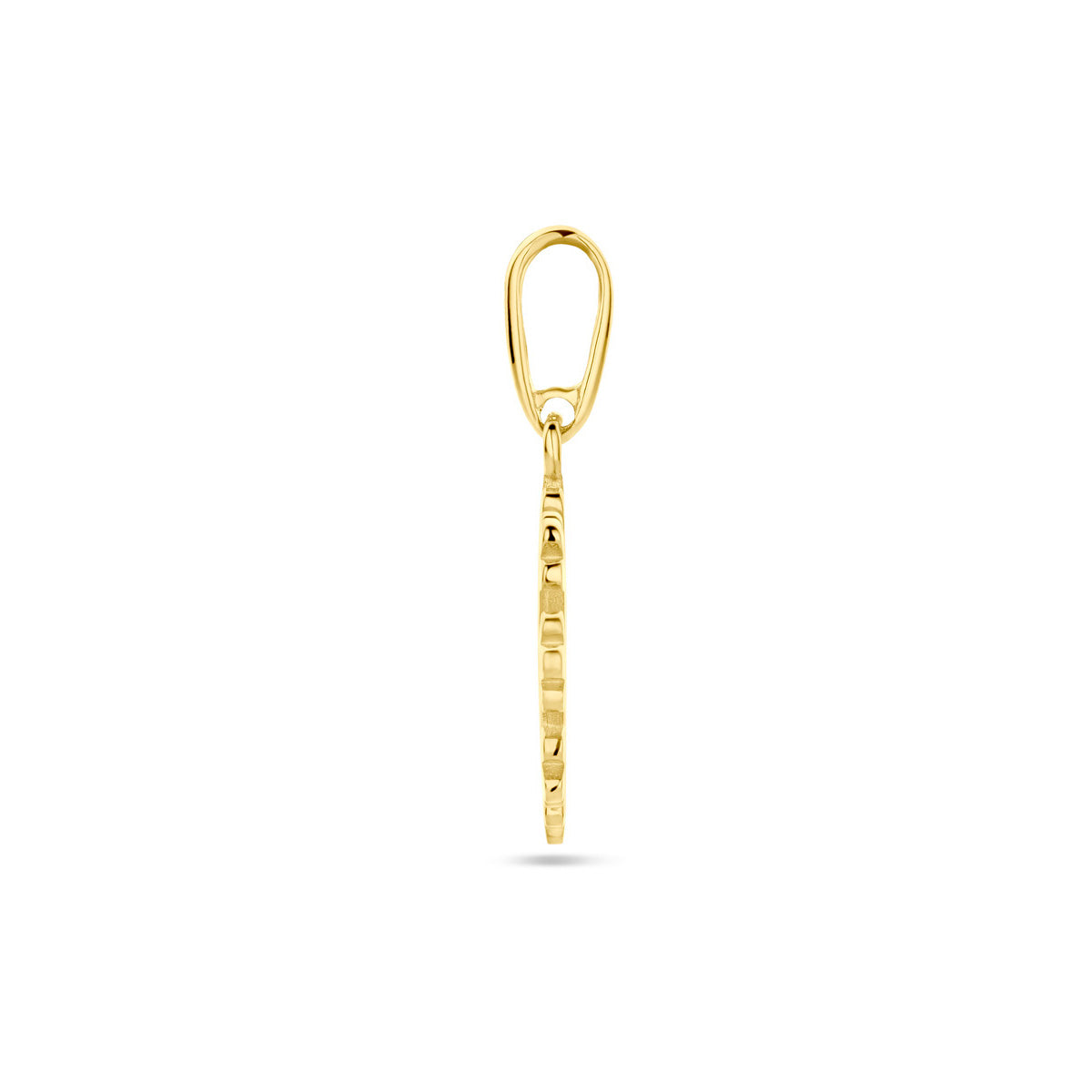 Anhänger Schneeflocke 14K Gelbgold