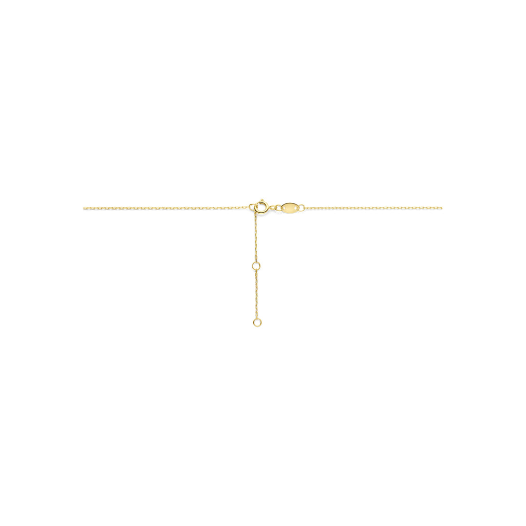 9k y-collier parels 41 - 43 - 45 cm 9K geel