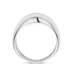 ring balloon zilver gerhodineerd