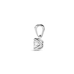 Anhänger Lab Grown Diamant 0,25 ct H SI 9,5 mm 14K Weißgold