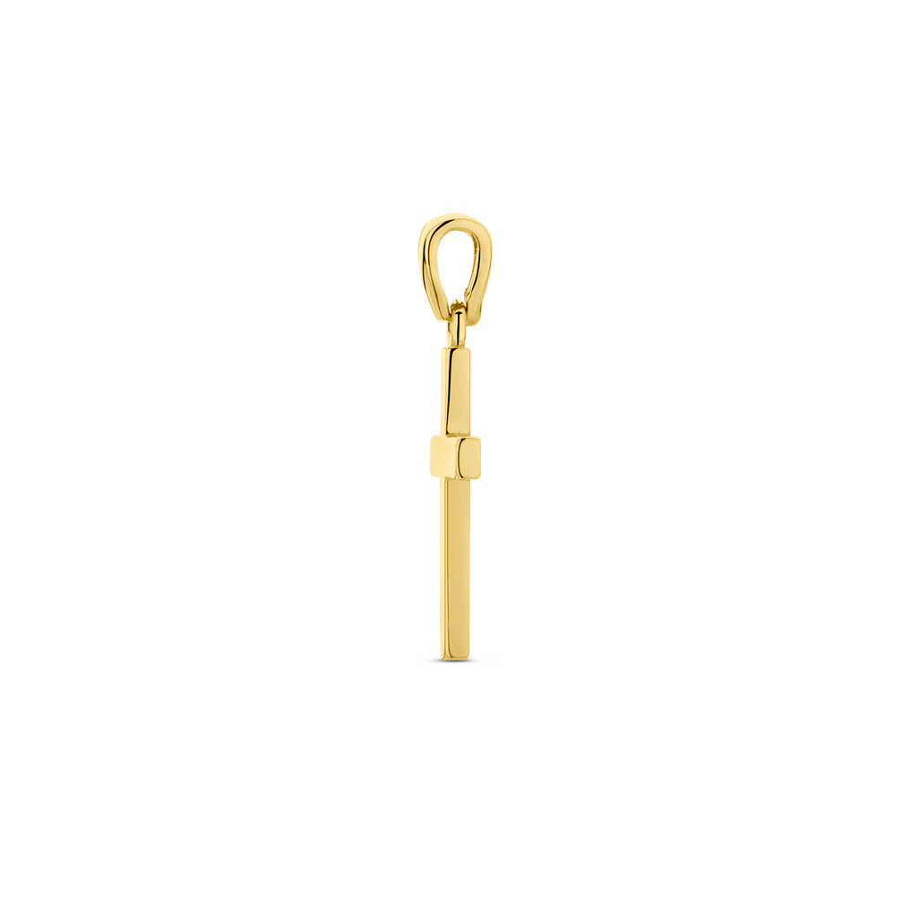 hanger kruis 14K geelgoud