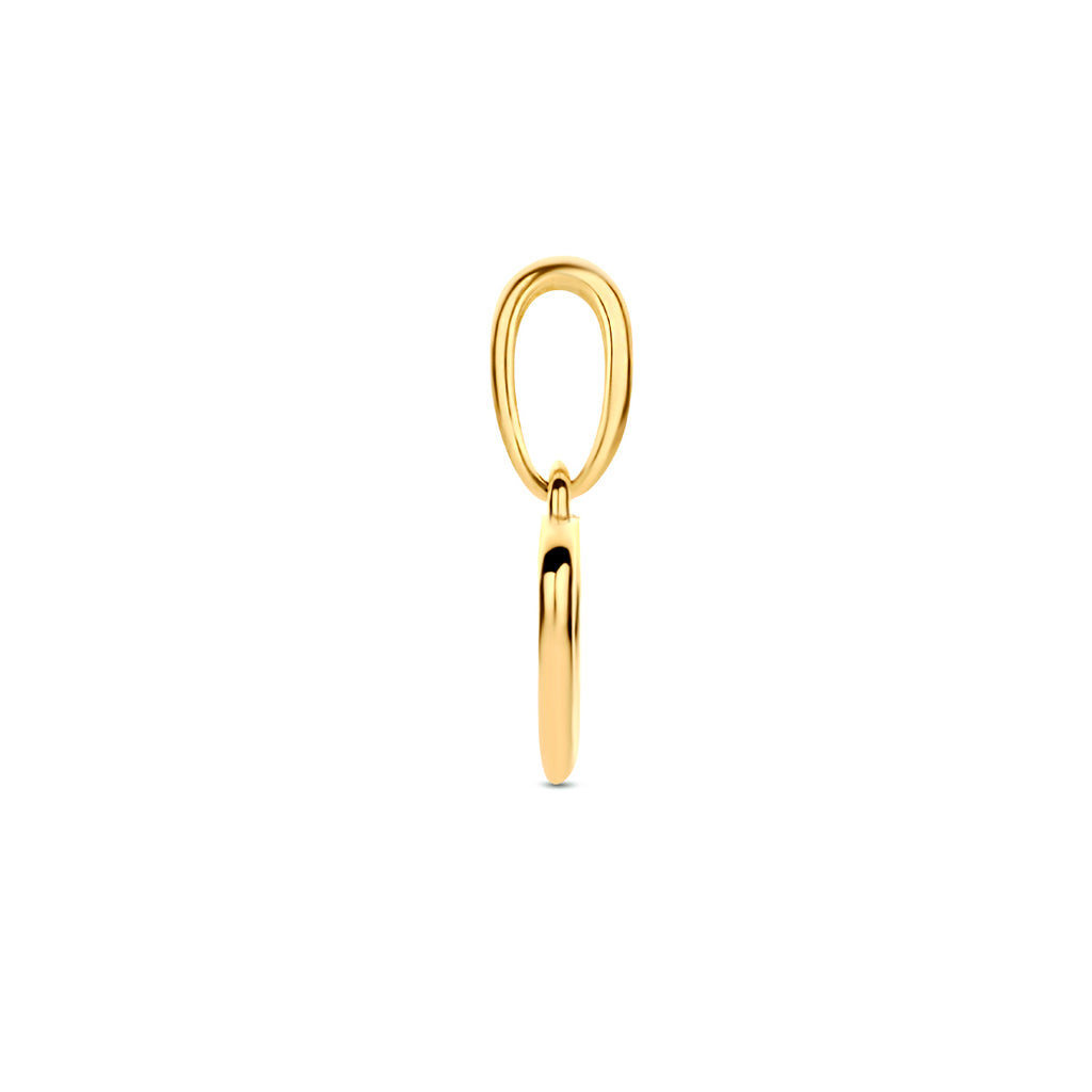 9k hanger hart 12 mm 9K geel