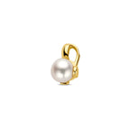 Anhänger Perlen und Diamant 0.02ct H SI 11 mm 14K Gelbgold