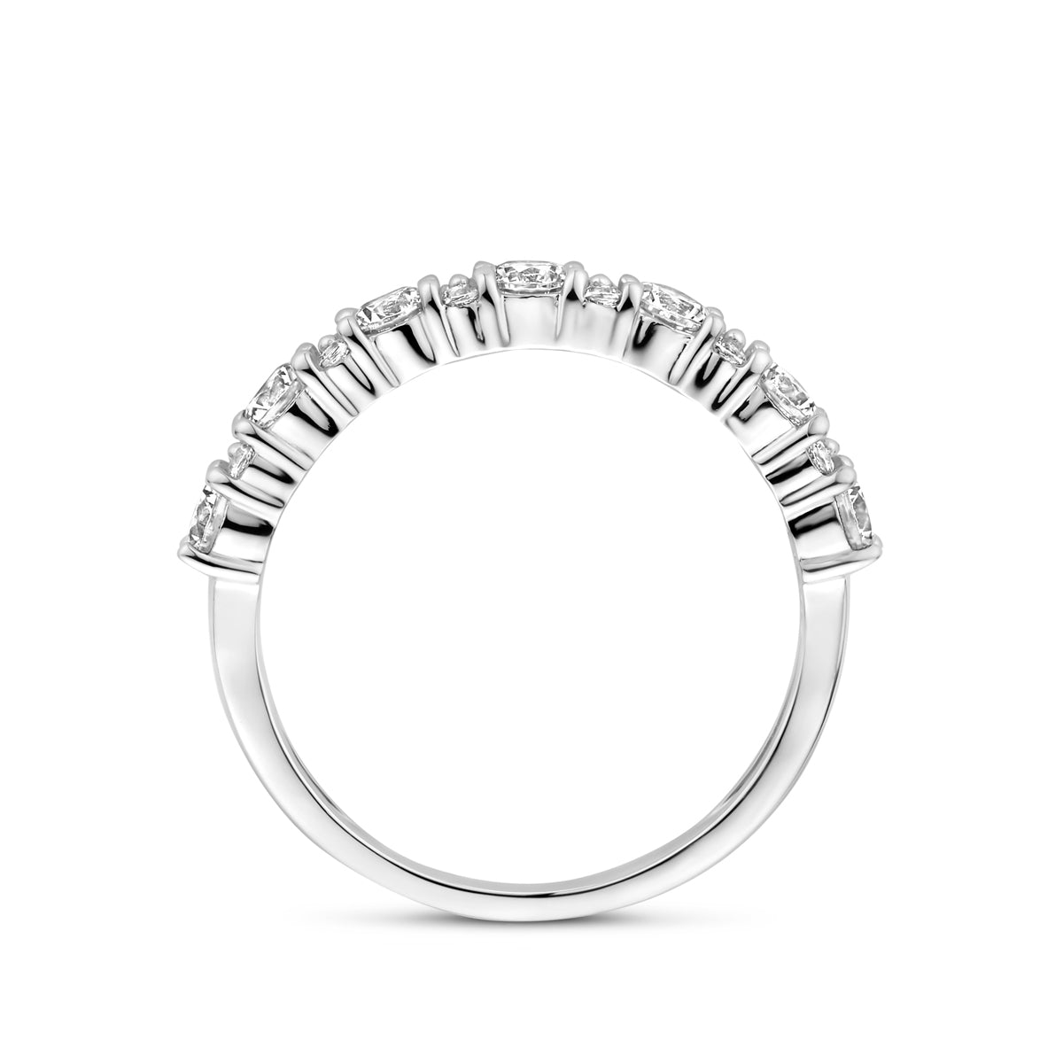 Ring Zirkonia 3,0 mm Silber rhodiniert