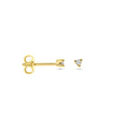 Ohrstecker Diamant 0,04 ct (2x 0,02 ct) h p1 14K Gelbgold