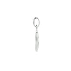 hanger hart zilver gerhodineerd