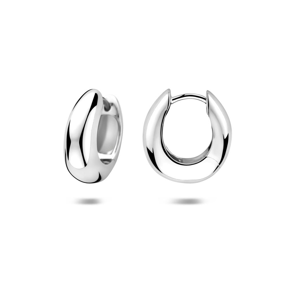 klapoorringen 15 mm zilver gerhodineerd