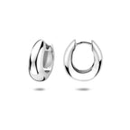 klapoorringen 15 mm zilver gerhodineerd