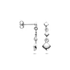oorhangers 20 mm zilver gerhodineerd