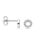 Ohrstecker Diamant 0.07ct (2x 0.035ct) H SI 5,5 mm 14K Weißgold