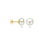 oorknoppen parel 14K geelgoud