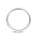 Ring 3,5 mm rhodiniertes Silber