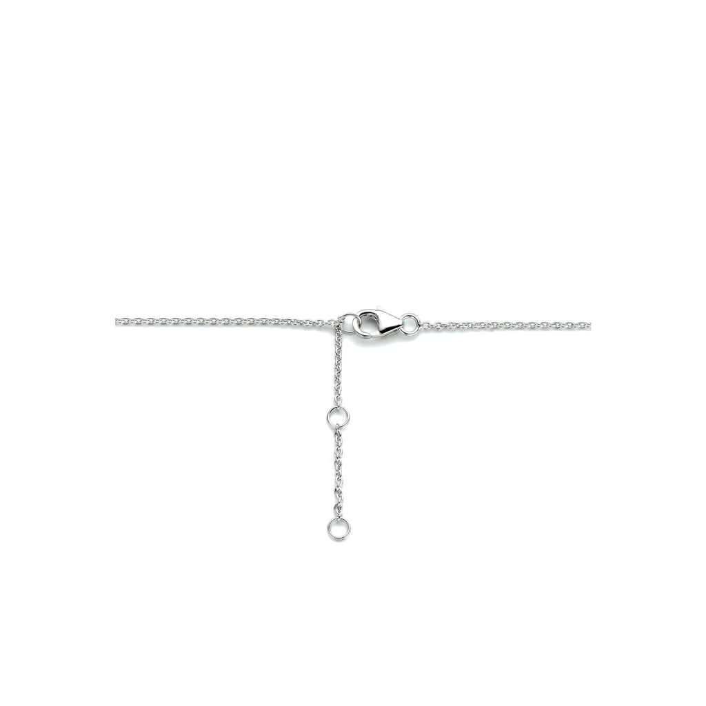 Gravurkette oval 40 - 42 - 44 cm Silber rhodiniert