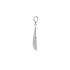 hanger zirkonia zilver gerhodineerd