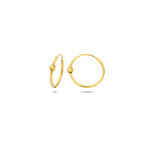 Ohrringe Kugel 14K Gelbgold