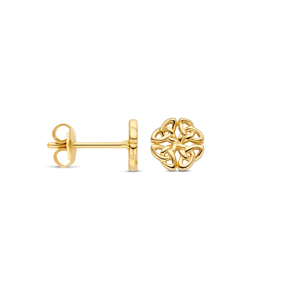 Ohrstecker 7 mm 14K Gelbgold