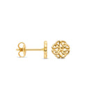 Ohrstecker 7 mm 14K Gelbgold