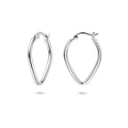 Ohrringe 19,5 mm Silber rhodiniert