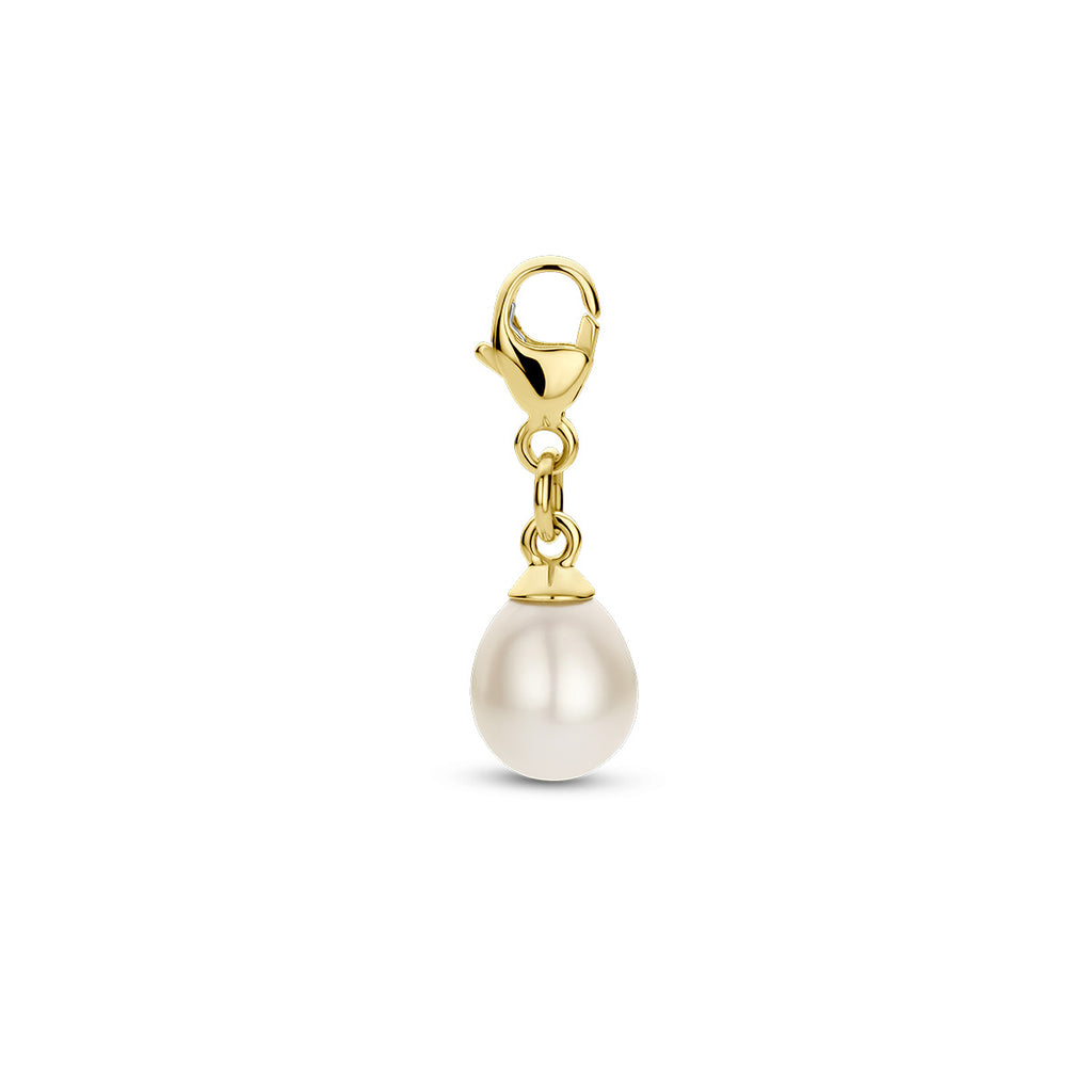 Anhängerperle 9,5 mm 14K Gelbgold