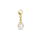 Anhängerperle 9,5 mm 14K Gelbgold