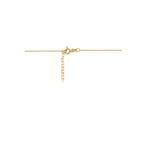 Halskette Zirkonia 41 + 3 cm 14K Gelbgold