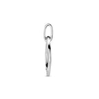 Anhänger Zirkonia 22 mm rhodiniertes Silber