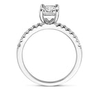 Ring Zirkonia Silber rhodiniert