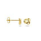 Ohrstecker Knopf 14K Gelbgold