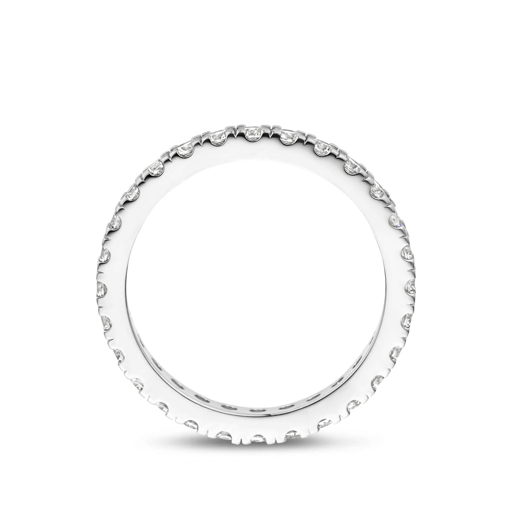 ring zirkonia zilver gerhodineerd