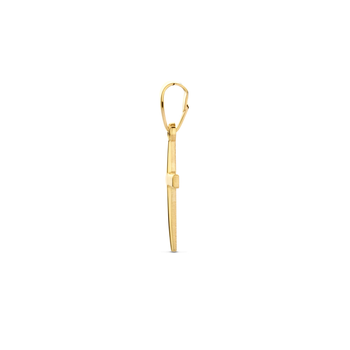 Anhänger Kreuz 20 mm 14K Gelbgold