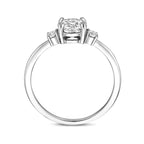 Ring Zirkonia Silber rhodiniert