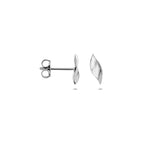 oorknoppen 9,5 mm zilver gerhodineerd
