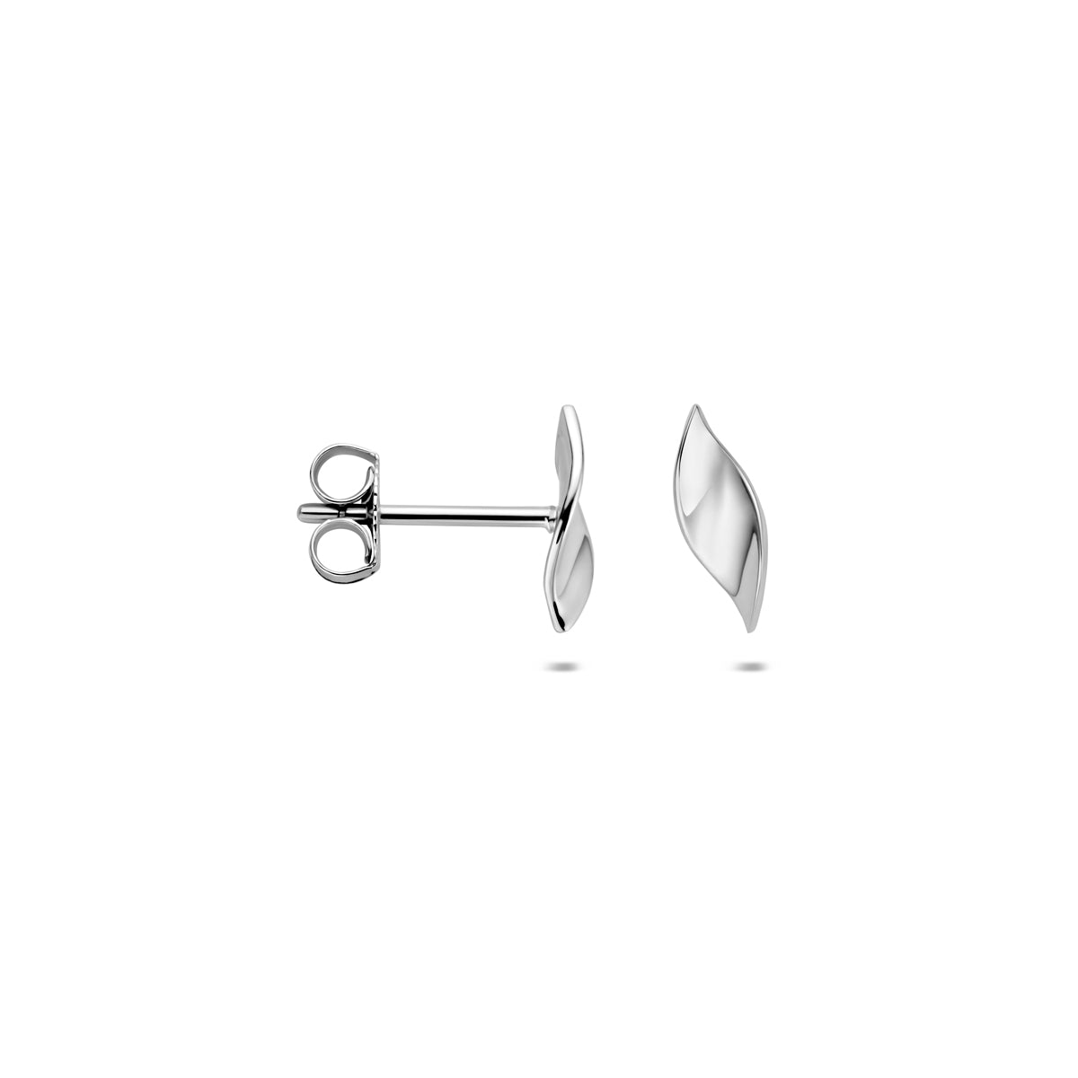 oorknoppen 9,5 mm zilver gerhodineerd