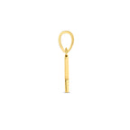 Anhänger Buchstabe Zirkonia 14K Gelbgold