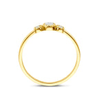 9k ring zirkonia 9K geel