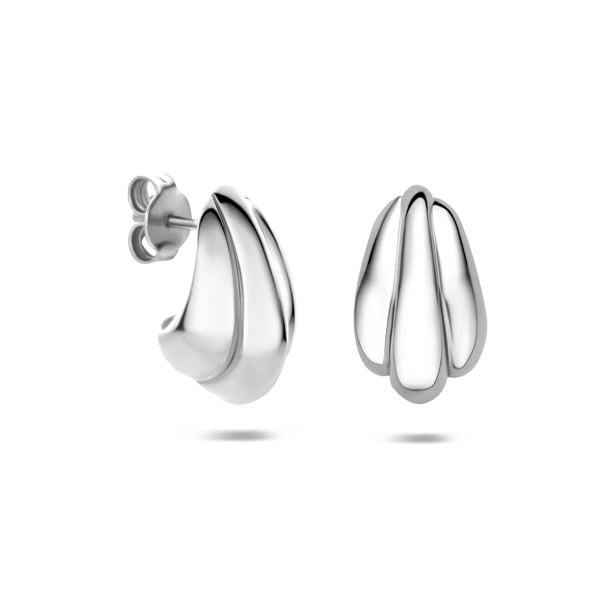 stekeroorringen 16,5 mm zilver gerhodineerd
