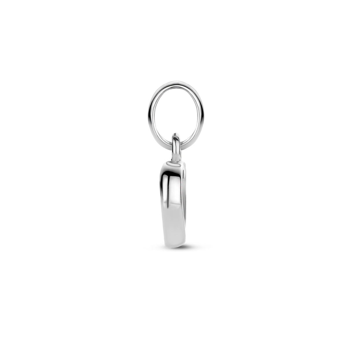Anhänger Herz Emaille rhodiniertes Silber