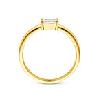 ring zirkonia 14K geelgoud
