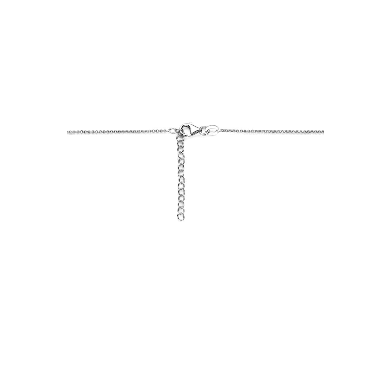 Halskette 40 + 4 cm Silber rhodiniert