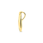 hanger zirkonia 15 mm 14K geelgoud