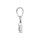 hanger schelp 15 mm zilver gerhodineerd