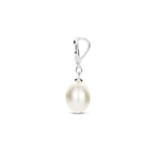 hanger parel zilver gerhodineerd
