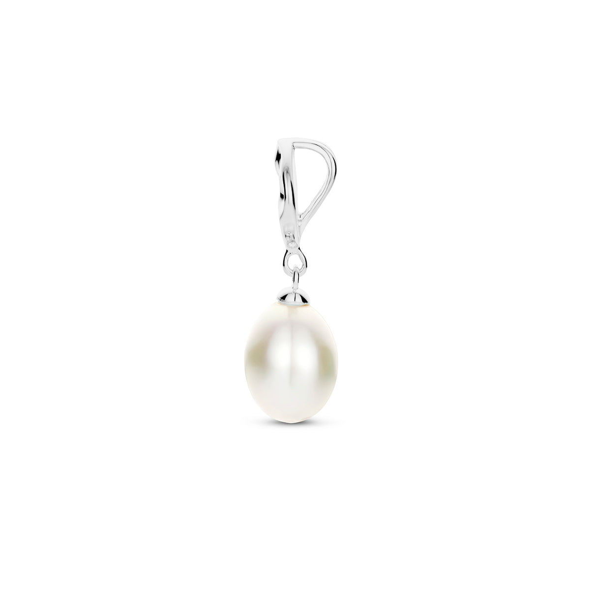 hanger parel zilver gerhodineerd